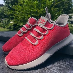 Neon Pink Adidas Sneakers